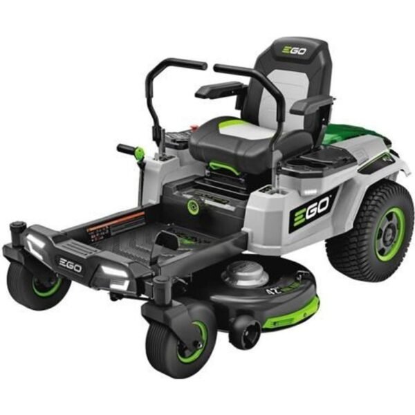 Tondeuse autoportée sur batterie – à braquage zéro – Largeur de coupe 107cm