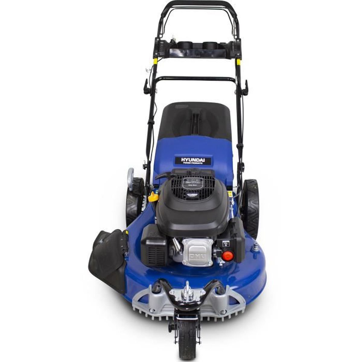 Tondeuse thermique autotractée HYUNDAI – 56 cm – 3 roues – 196 CC – Démarrage électrique Mulching – Image 7