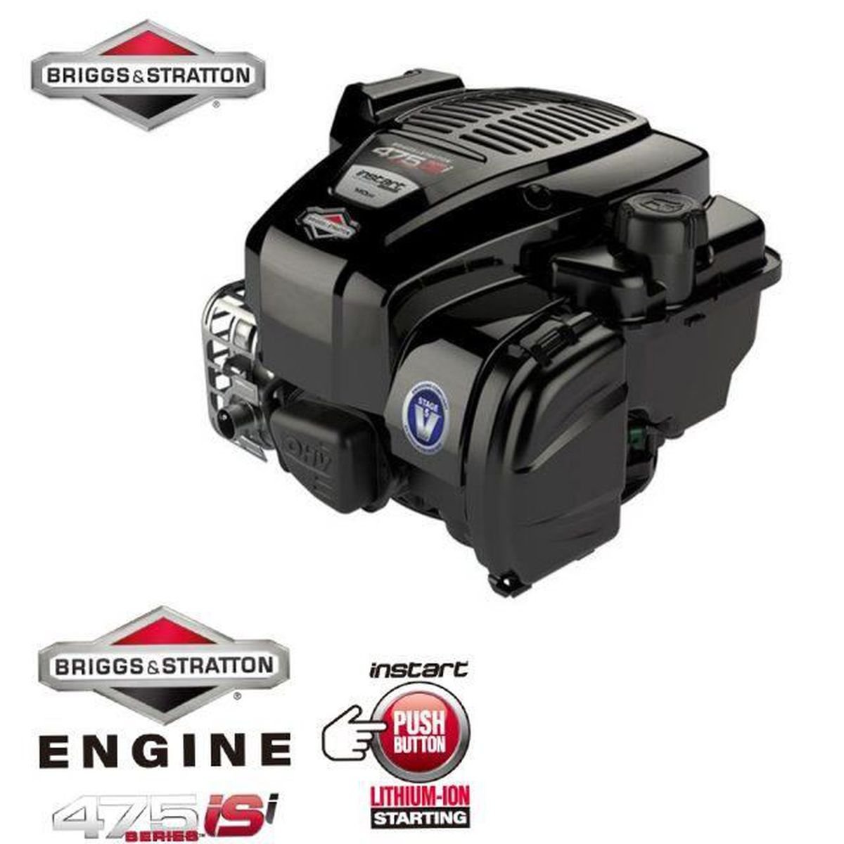Tondeuse Thermique 46cm & Moteur Briggs et Stratton 475ISi avec démarrage électrique 140cc – Yard Force – GM B46E – Image 5